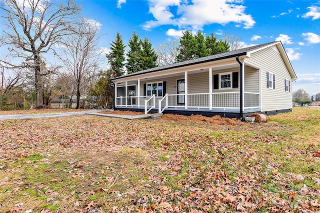 view of front of house featuring a porch