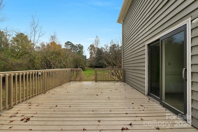 view of deck