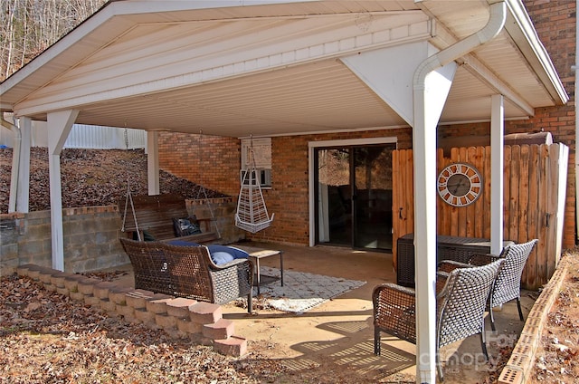 view of patio