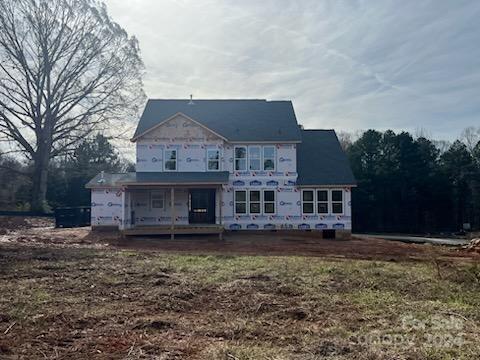 view of rear view of property