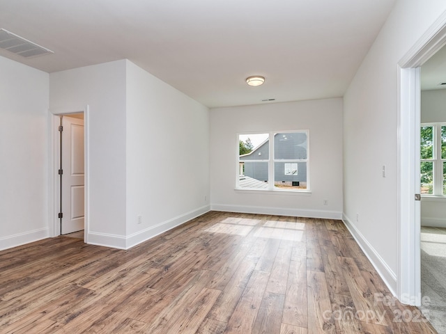 320 Triple Ponds Ct, Clover, SC 29710 - spare room featuring wood finished floors and baseboards