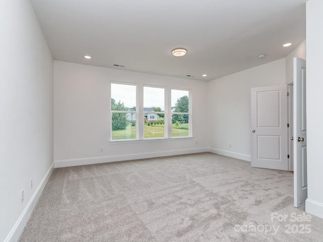 320 Triple Ponds Ct, Clover, SC 29710 - unfurnished room featuring light carpet, baseboards, and recessed lighting