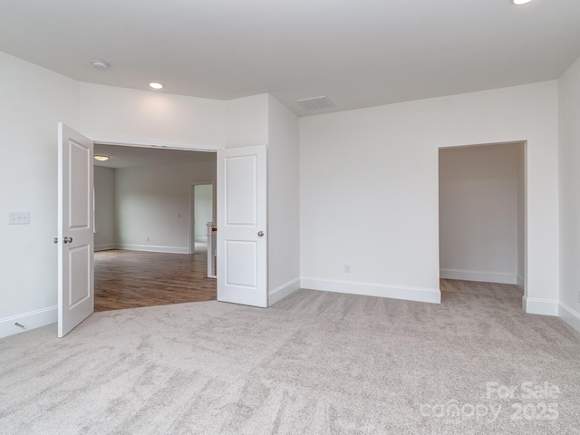 320 Triple Ponds Ct, Clover, SC 29710 - carpeted spare room with baseboards, recessed lighting, and a smoke detector