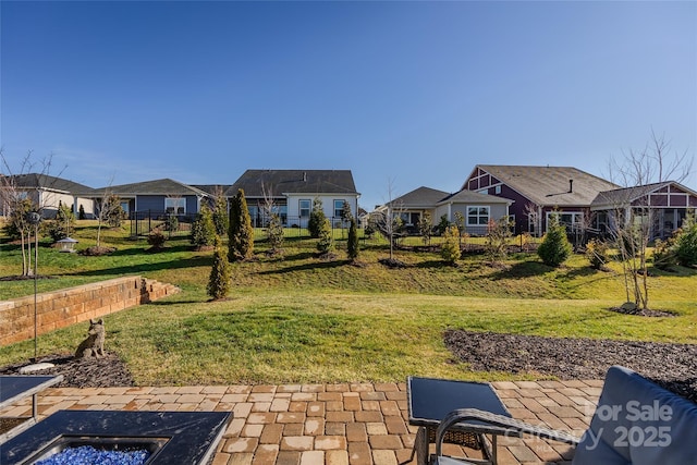 view of yard featuring a patio