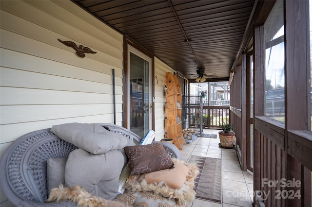 exterior space featuring covered porch