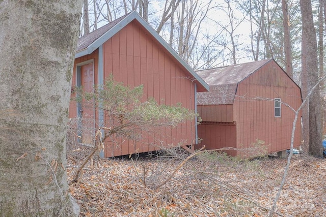 view of outbuilding with an outdoor structure
