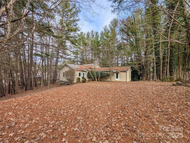 view of front of home