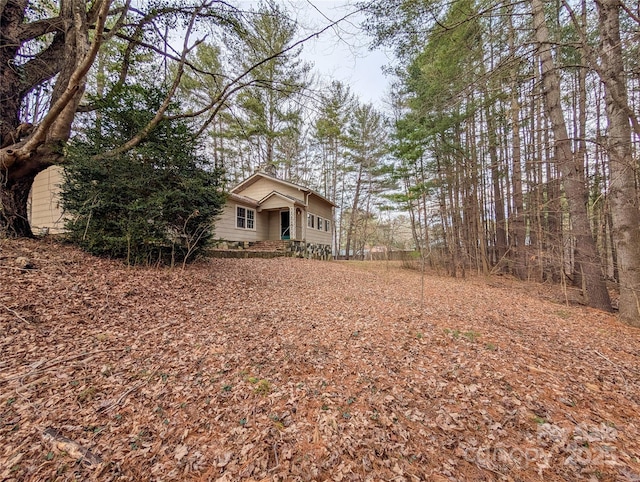 view of front of property