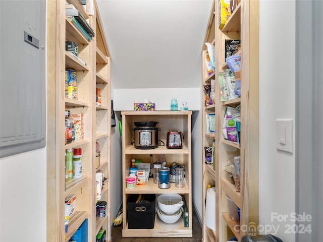 view of pantry