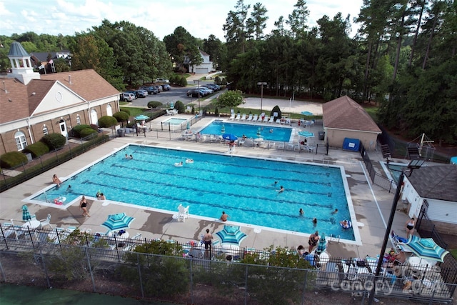 view of pool