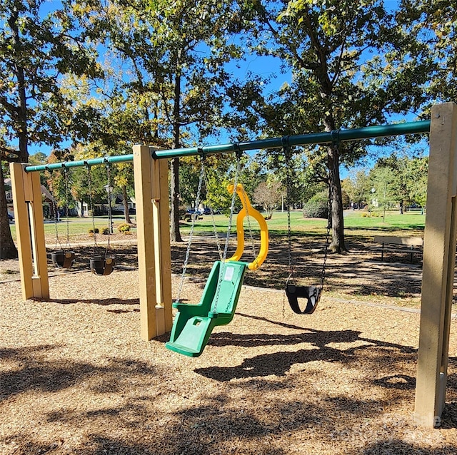 view of jungle gym