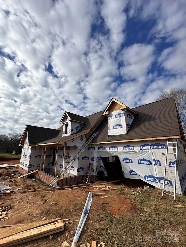 view of property in mid-construction