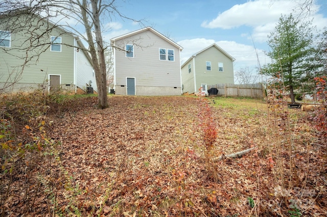 view of rear view of property