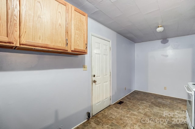 laundry area with cabinets