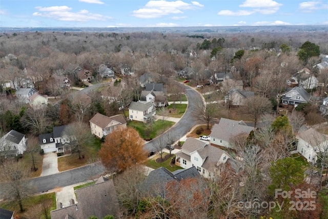 drone / aerial view featuring a residential view