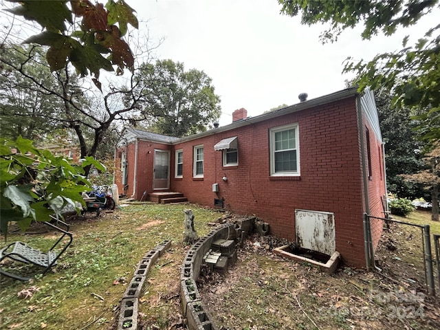 view of rear view of property