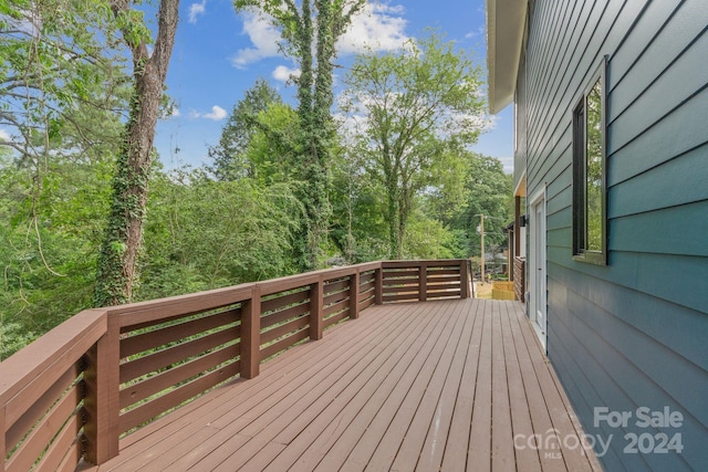 view of deck