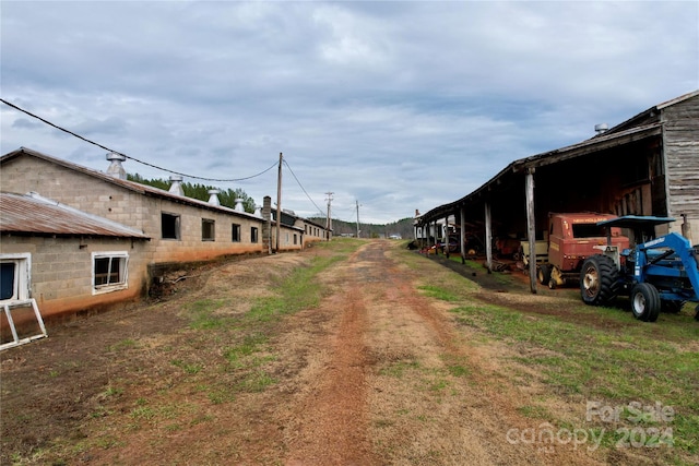 view of road