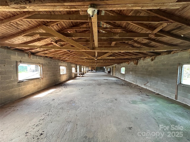 view of stable