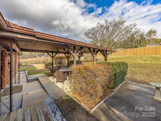 view of patio / terrace