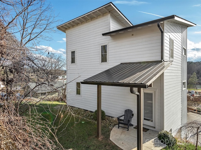 exterior space with a patio