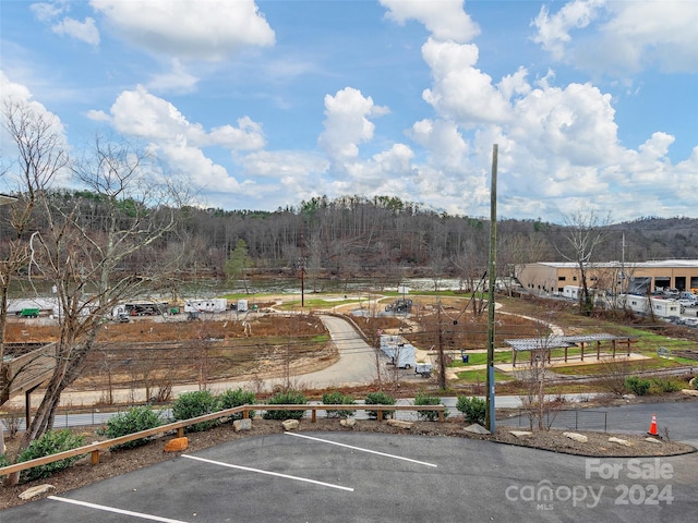 view of vehicle parking