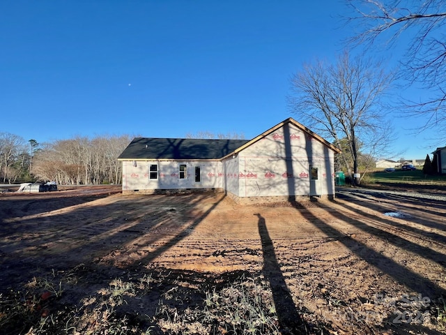 view of back of property