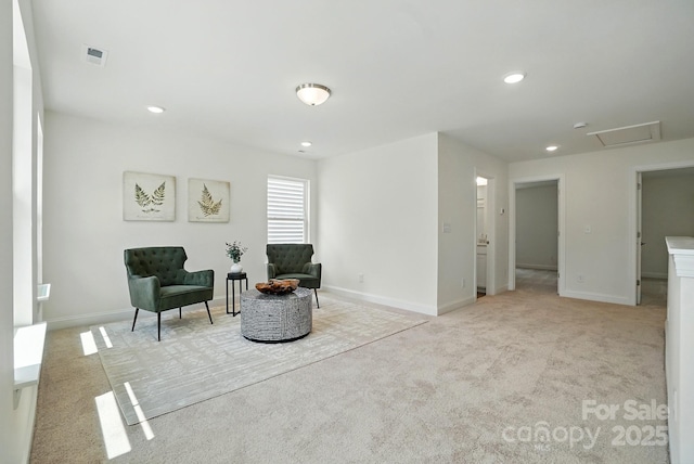 5230 Verona Rd Unit 80, Charlotte, NC 28213 - living area with light colored carpet, recessed lighting, and baseboards