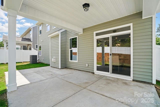 5230 Verona Rd Unit 80, Charlotte, NC 28213 - view of patio / terrace featuring fence and cooling unit