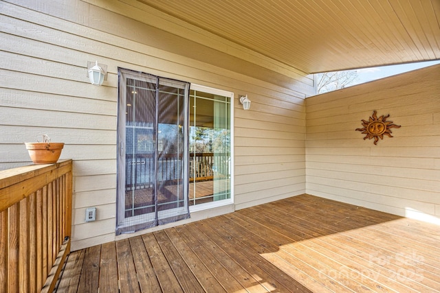 113 Burton St, Asheville, NC 28806 - view of wooden terrace