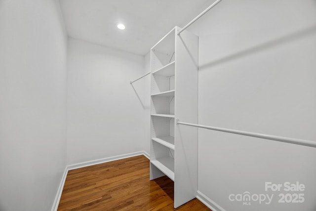 113 Burton St, Asheville, NC 28806 - walk in closet featuring wood finished floors