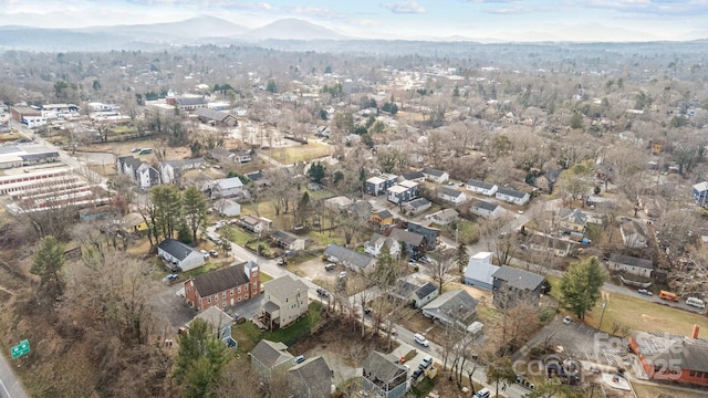 113 Burton St, Asheville, NC 28806 - drone / aerial view featuring a mountain view and a residential view