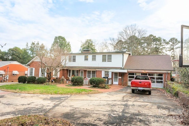 view of property with a front yard