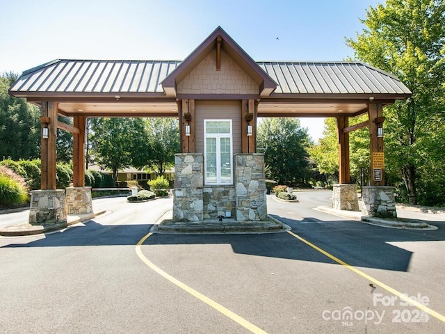 surrounding community with a gazebo