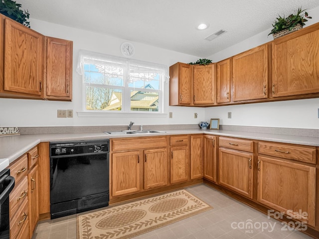 kitchen with dishwasher and sink