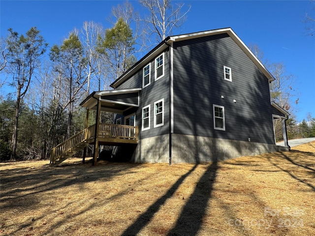 view of property exterior