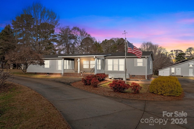 view of manufactured / mobile home