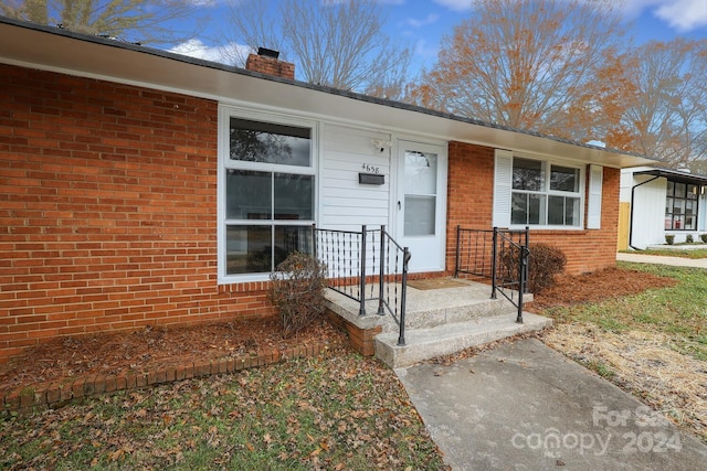 view of entrance to property