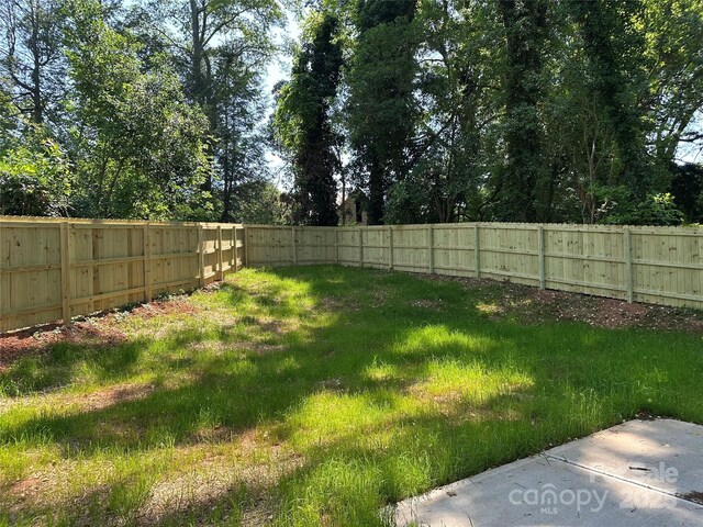 211 Chestnut St, Shelby, NC 28150 - view of yard featuring a fenced backyard