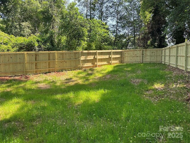 211 Chestnut St, Shelby, NC 28150 - view of yard with a fenced backyard