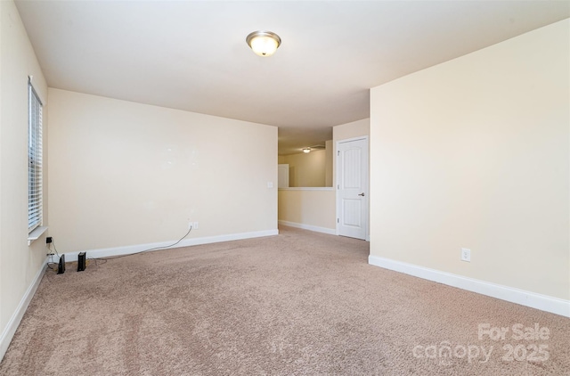 unfurnished room with carpet