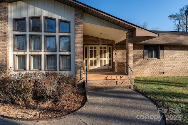 view of property exterior featuring a yard