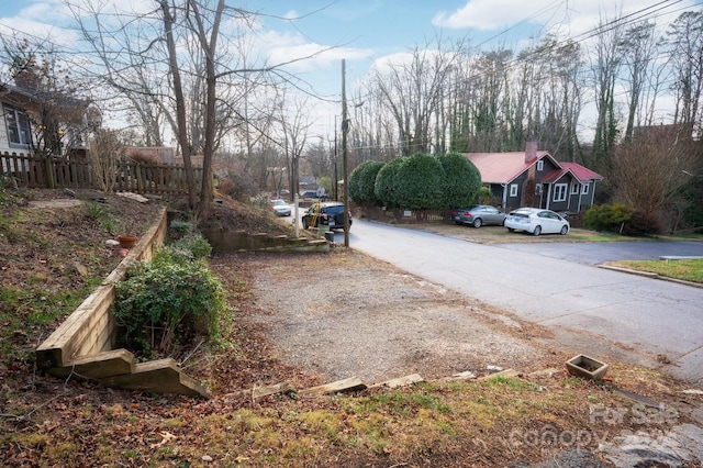 view of road