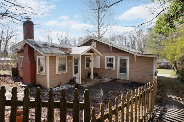 view of back of property