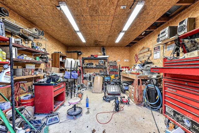 view of storage room