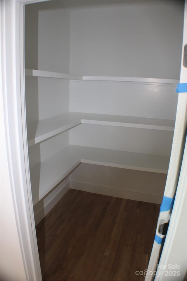 view of pantry