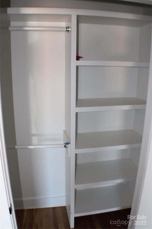 view of closet