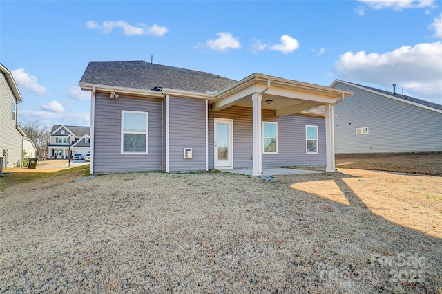 view of rear view of property