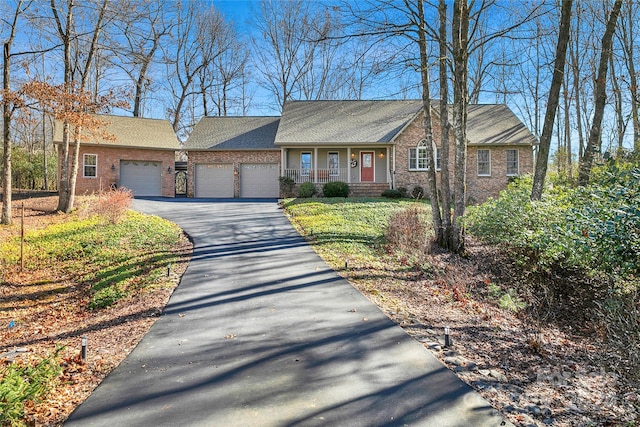 ranch-style house with a garage