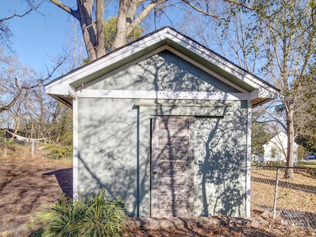 view of outbuilding